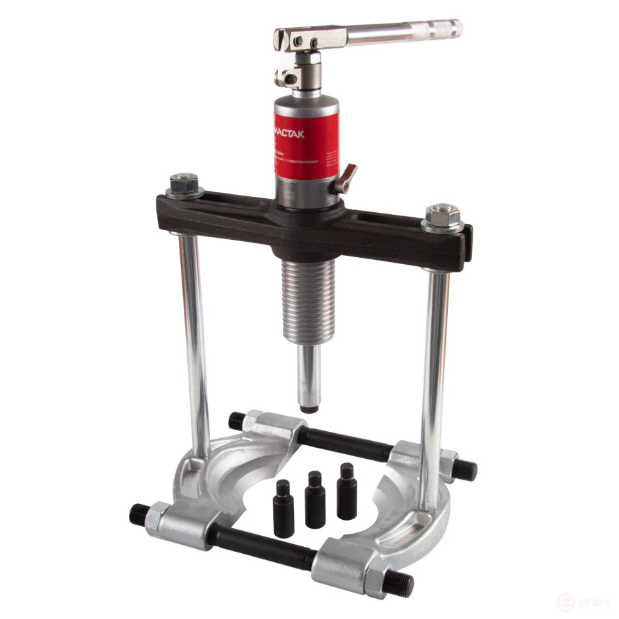 Hydraulic bearing puller, 12 t, 20-200 mm, segment type, with combined pump MASTAK 104-19712