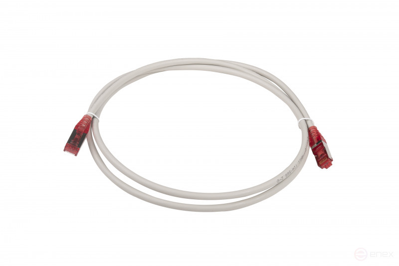 PC-LPM-STP-RJ45-RJ45-C5e-1.5M-LSZH-GY Patch Cord F/UTP, Shielded, Cat.5e (100% Fluke Component Tested), LSZH, 1.5 m, Grey