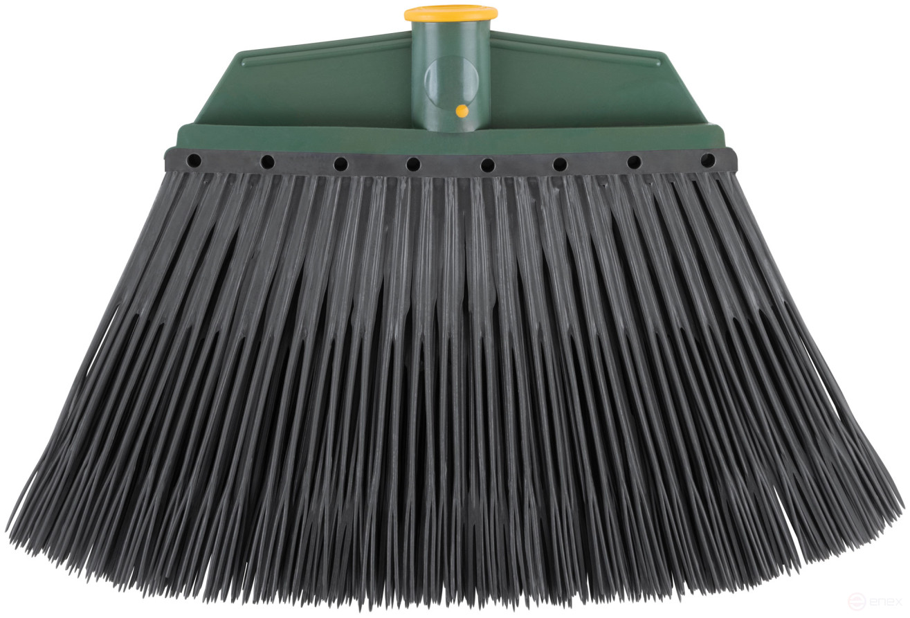 Метла пластиковая №5, плоская черная 265х385 мм ( посадочный диаметр 25 мм )