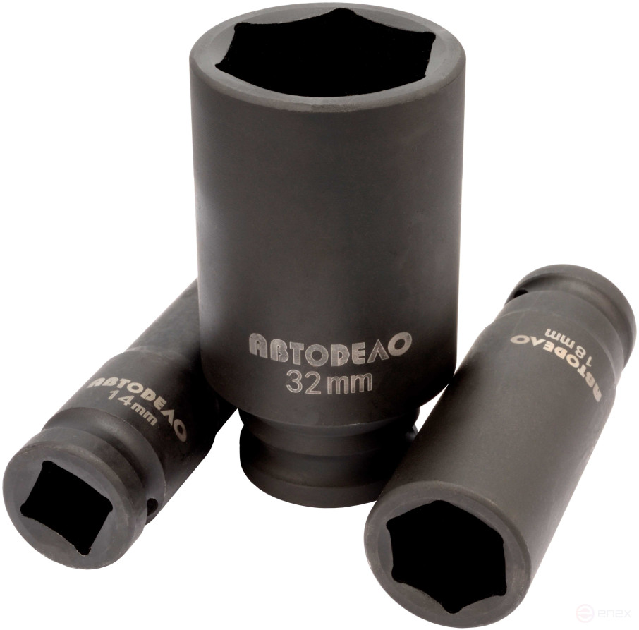 Головка торцевая ударная *8 (DR1/2"; L-78mm) (АвтоDело) 40028