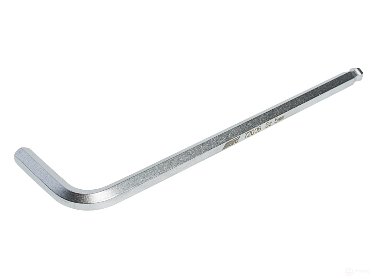 Ключ шестигранный Г-образный с шаром H5, длина 115мм JTC