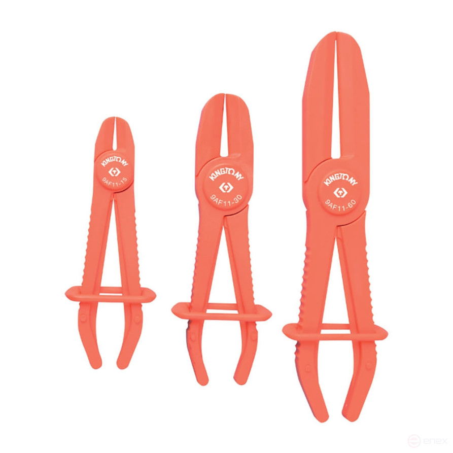 Plastic hose clamps 15-60 mm, 3 pieces KING TONY 9AF113