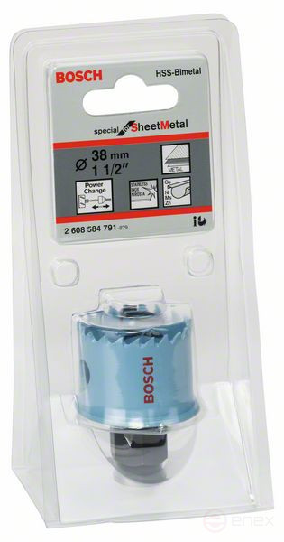 Коронка Sheet Metal 38 mm, 1 1/2