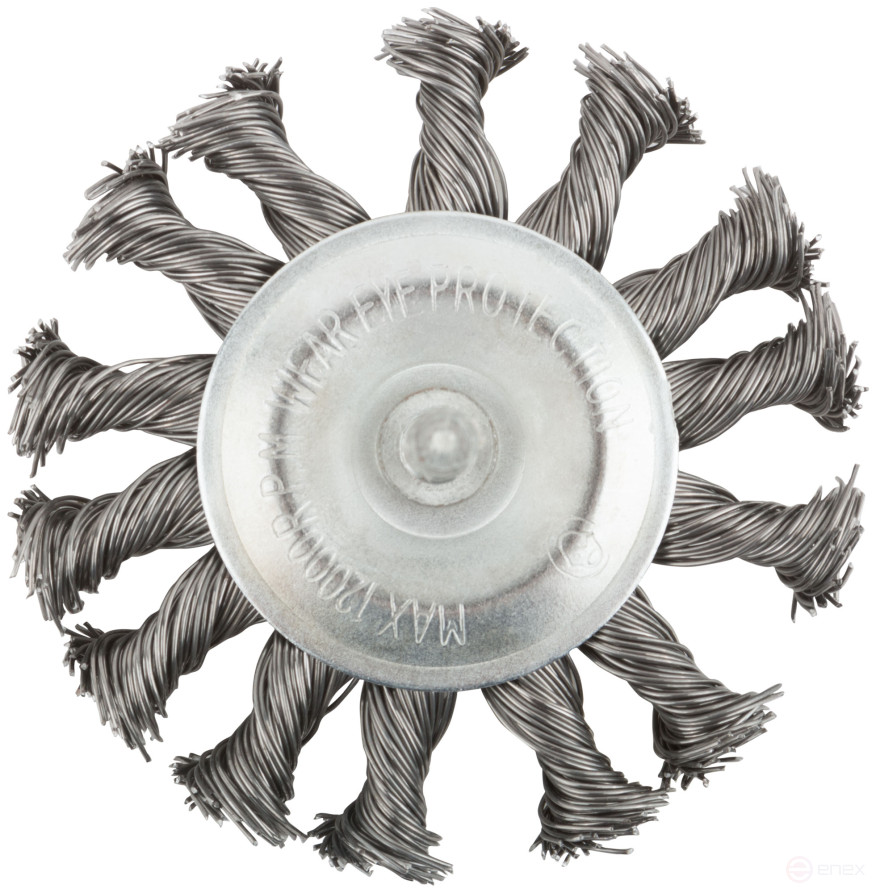 Corkscrew, "wheel" type, with pin, 75 mm steel twisted wire