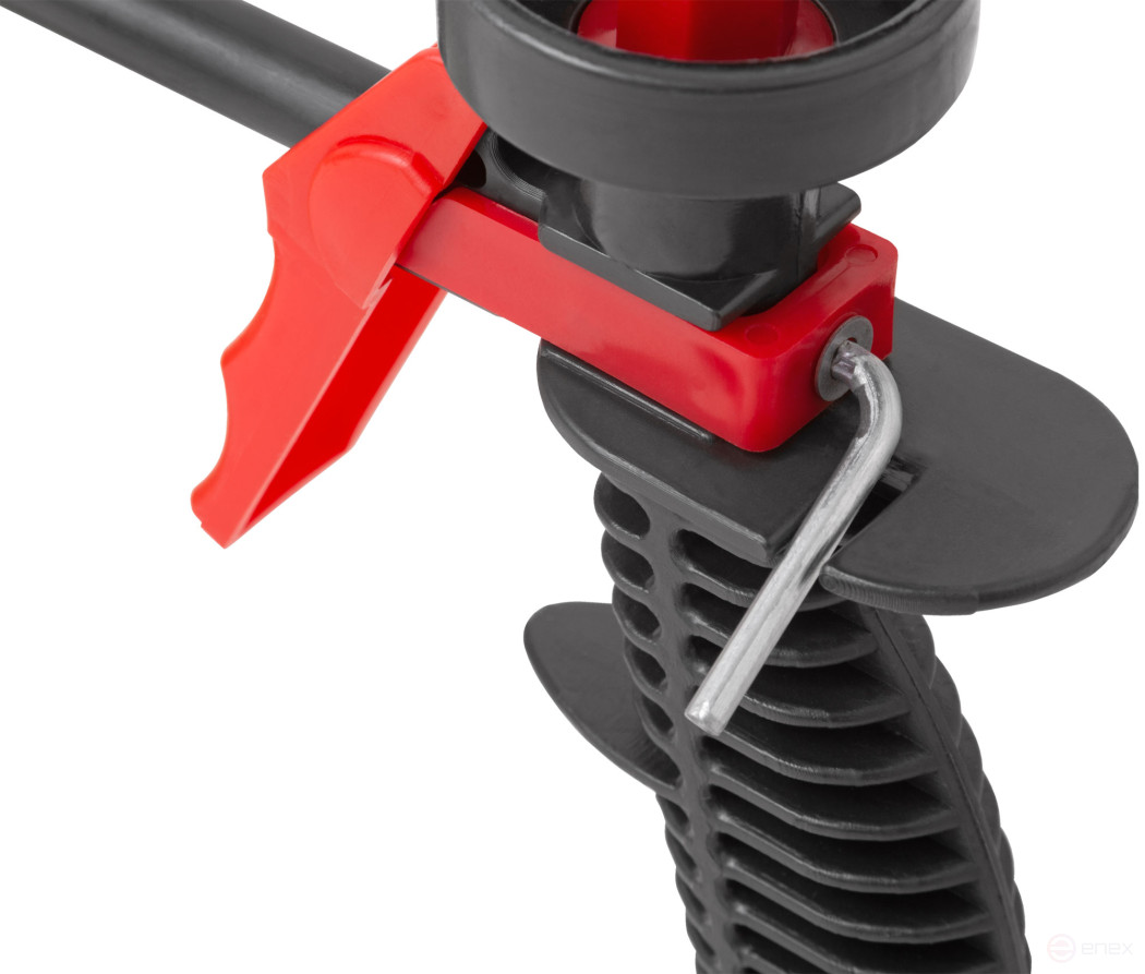 Пистолет для монтажной пены, пластиковый корпус, пластиковая трубка