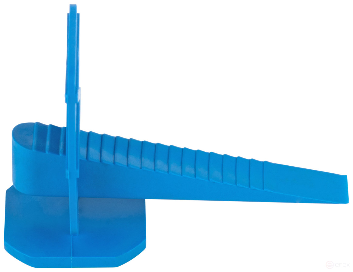 Tile leveling system, clips 40 pcs. and 40 wedges, set (blue)