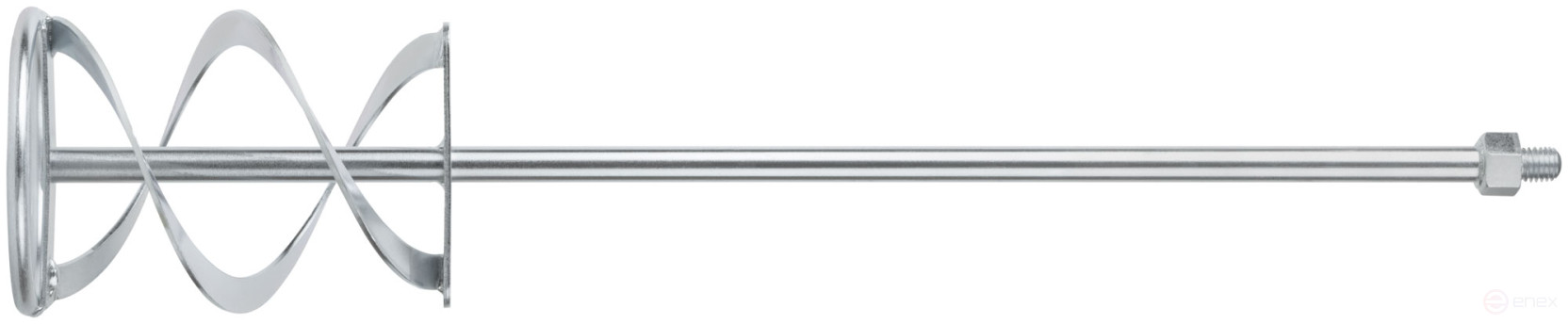 Миксер для тяжелых строительных смесей усиленный Профи, хвостовик М14, 120х590 мм, 04284