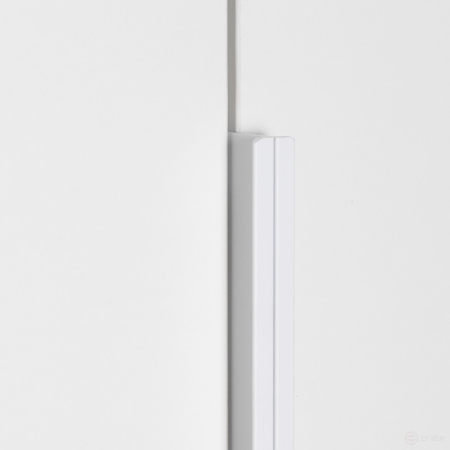 Handle meb. overhead alum. INSIDE 576/597, matt white, AKS