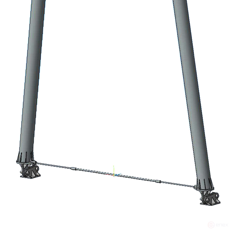 Mounting falling boom (A-shaped) MPS-25T MALIEN