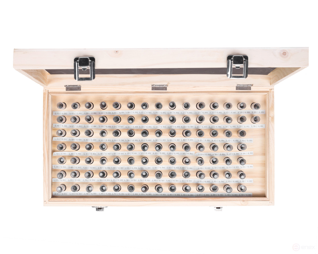 Набор гл. калибров 0,50 - 1,00 +/ - 0,001 шаг 0,01 51шт ЧИЗ