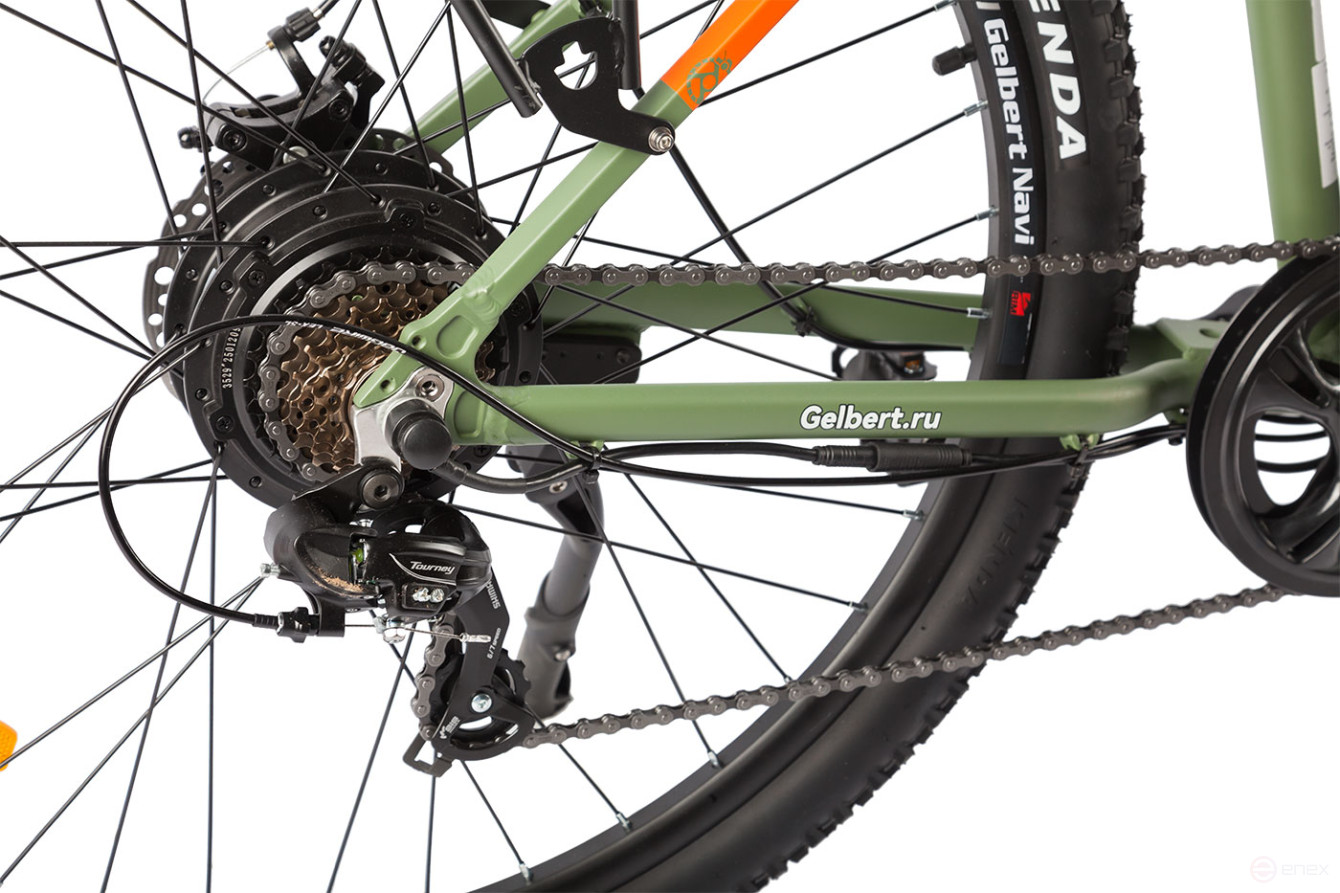 Электровелосипед Gelbert Navi 1 PRO, зеленый