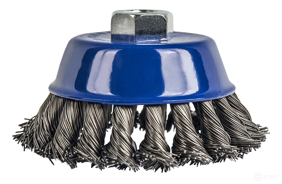 Bowl-shaped twisted PRACTICE Cord Brush 100 mm M14 (1 pc.) blister (773-293)