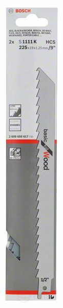 Saw blade S 1111 K Basic for Wood, 2608650617