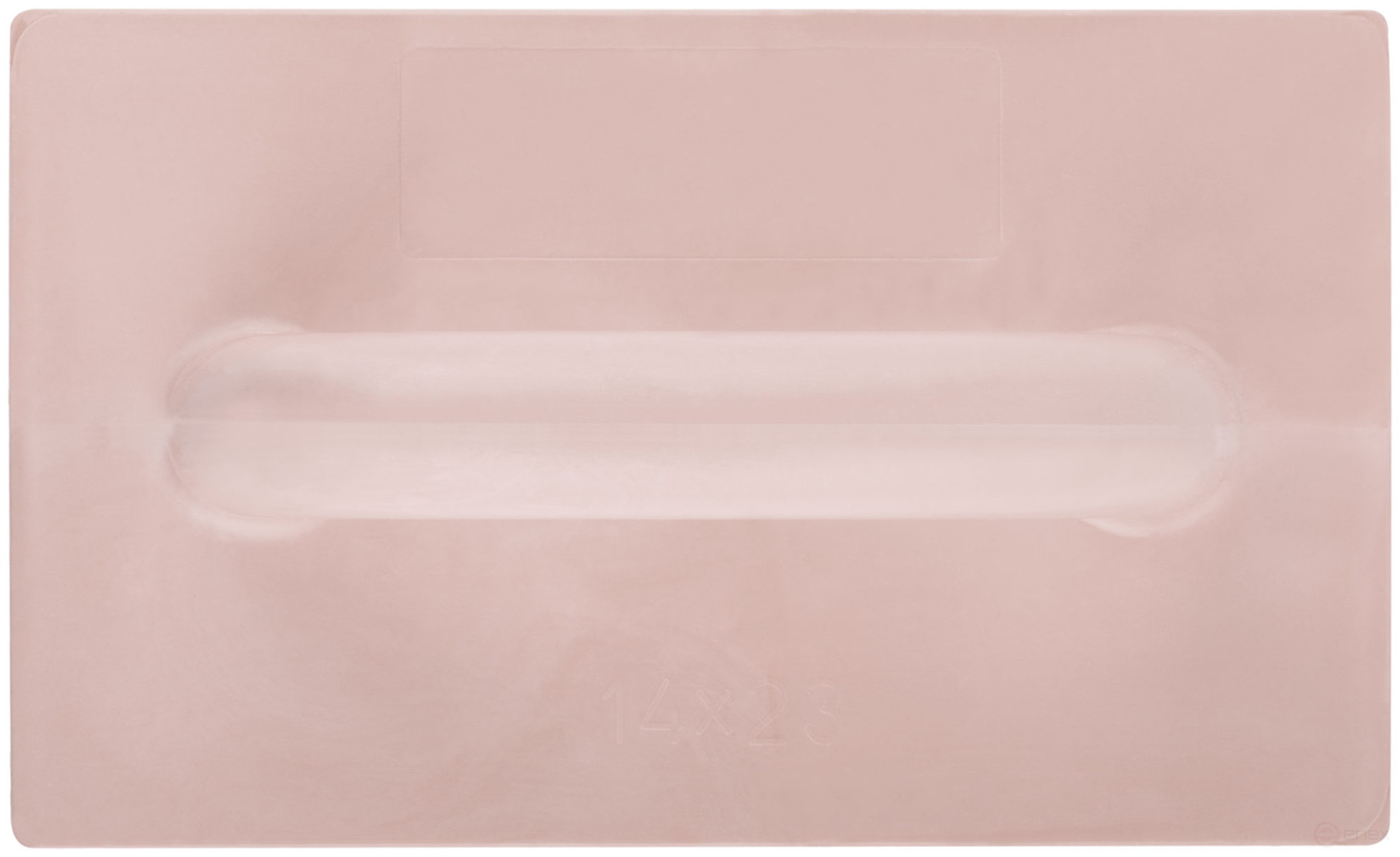 Терка полиуретановая облегченная красная 140х230 мм