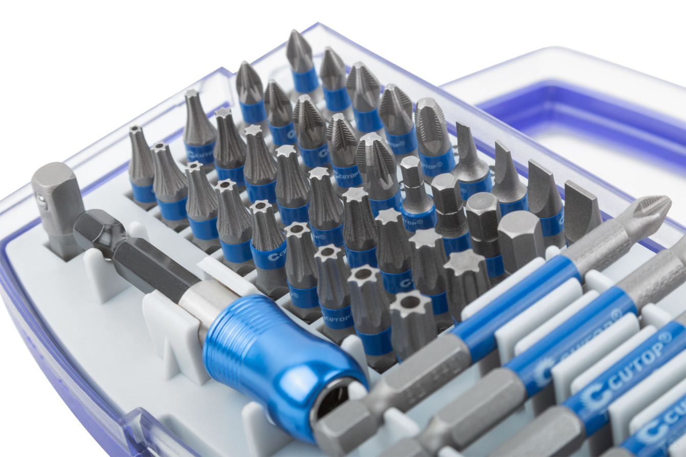 Набор бит в пластиковом боксе "Монтажный", Cutop profi, 42 предмета
