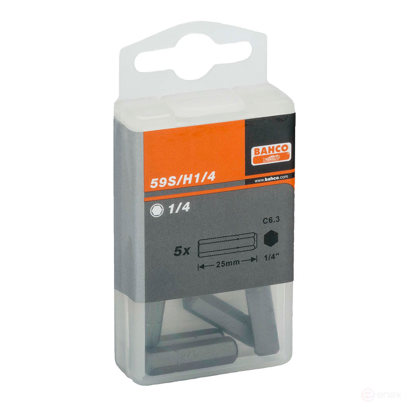 3 x HEX1/4 Bits 25 mm 1/4