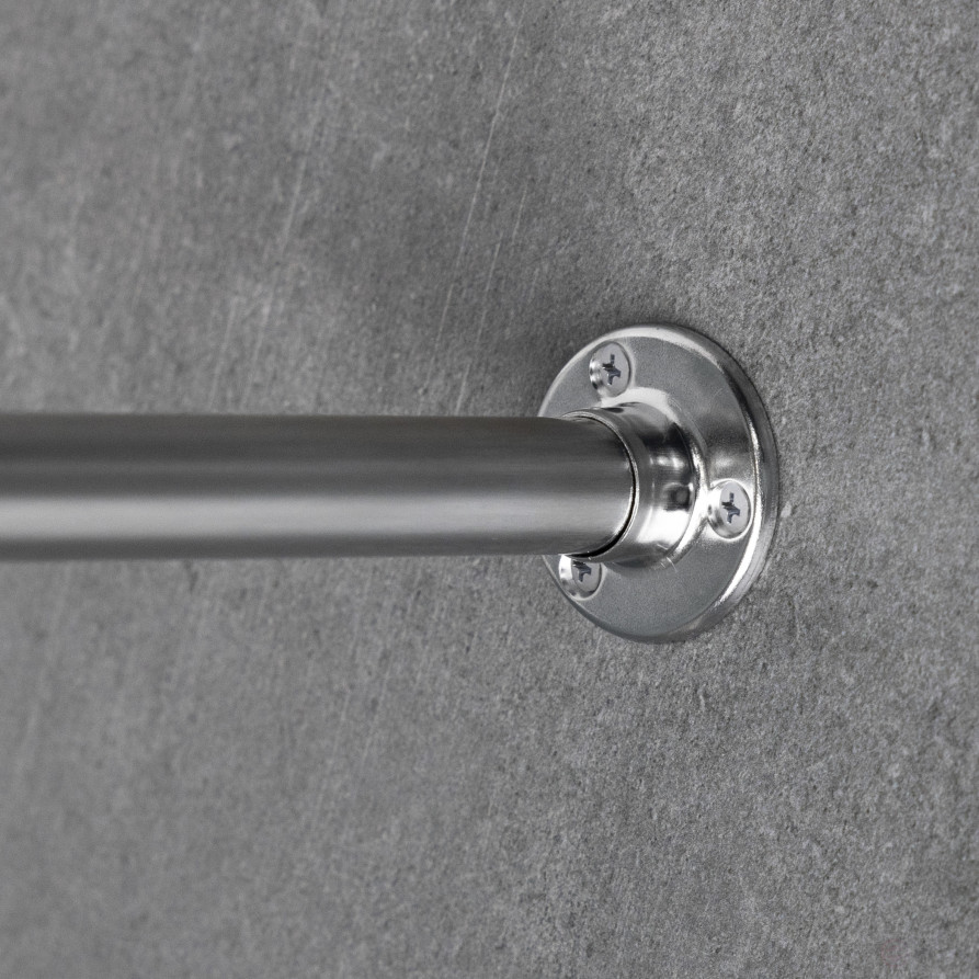 Крепление (розетка) трубы d16, хром/сталь AKS