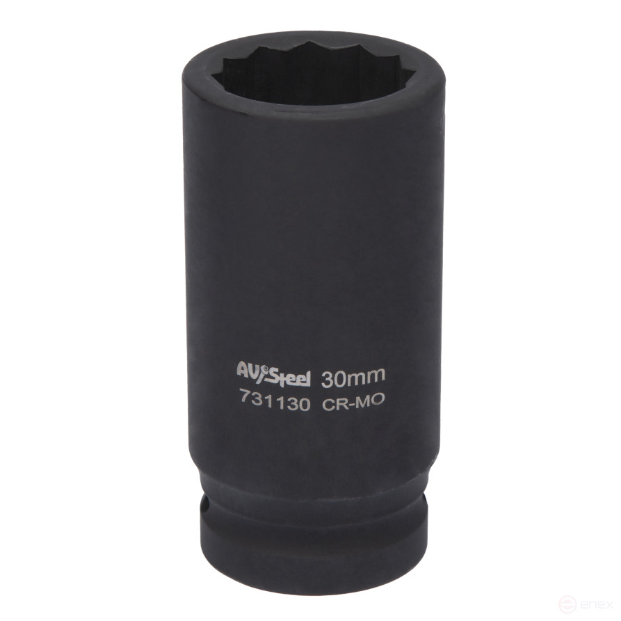 Головка ударная 3/4" двенадцатигранная удлиненная 33мм "AV Steel" AV-731133