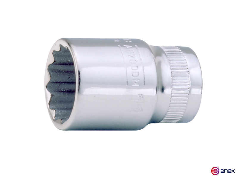 1/4" Торцевая головка 12-гранная, 9 мм A6700DM-9
