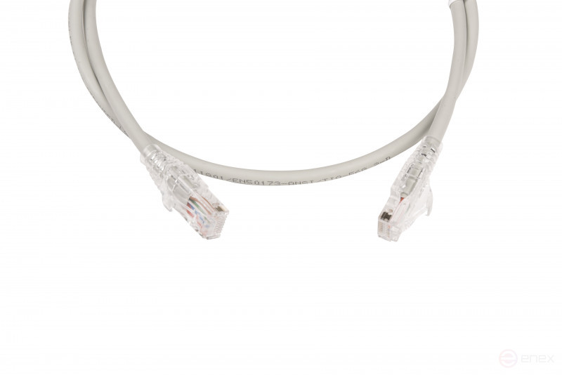 WRline WR-PC-RJ45-UTP-5E-1-GY Патч-корд U/UTP, категория 5е, 2xRJ45, неэкранированный, серый, LSZH, 1м