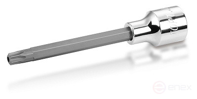Головка торцевая TORX 1/2" T40 L=120 мм с отверстием TOPTUL