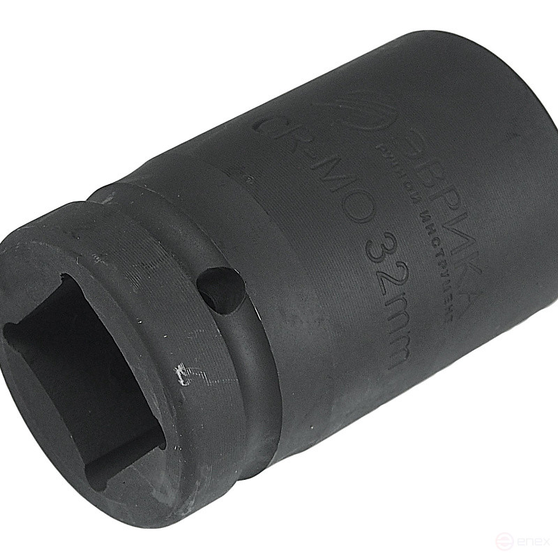 Головка торцевая 32мм 1" 6-гранная ударная L=78мм ЭВРИКА ER-95321 1/4/40