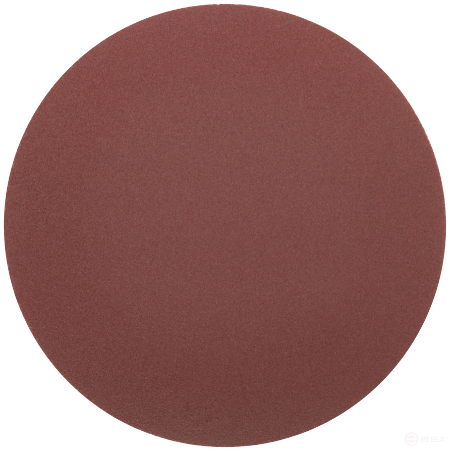 Круги шлифовальные сплошные (липучка), алюминий-оксидные, 125 мм, 5 шт. Р 180
