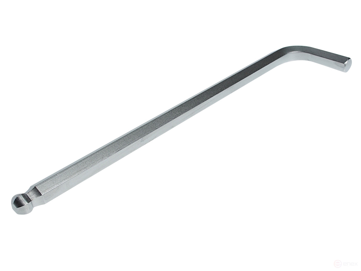 Ключ шестигранный Г-образный экстрадлинный с шаром H10, длина 224мм JTC