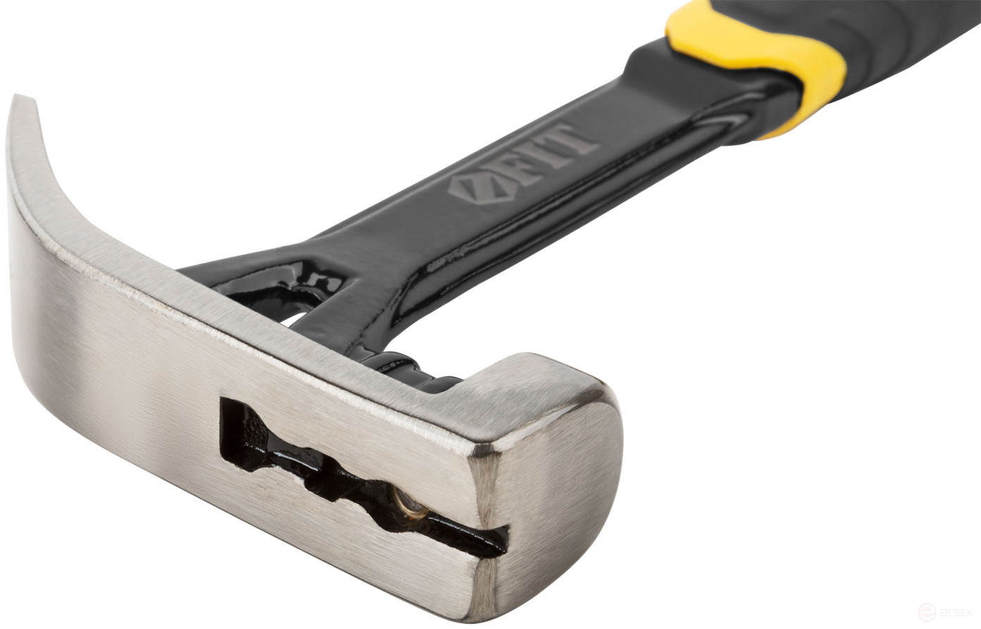 Молоток-гвоздодер, цельнометаллический Профи, 450 гр., вытягивание гвоздей