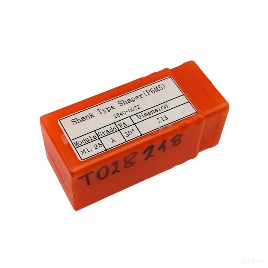 Долбяк хвостовой М 1.25, z=13, 30°, D=16 мм (2540-0072) TORNERI Т028218