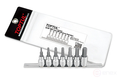 Головка торцевая с шестигранной вставкой HEX 3/8" 3 мм L=48 мм TOPTUL BCDA1203