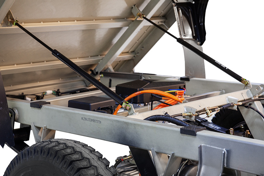 Cargo electric tricycle Rutrike Expert PRO Plus 2200, grey