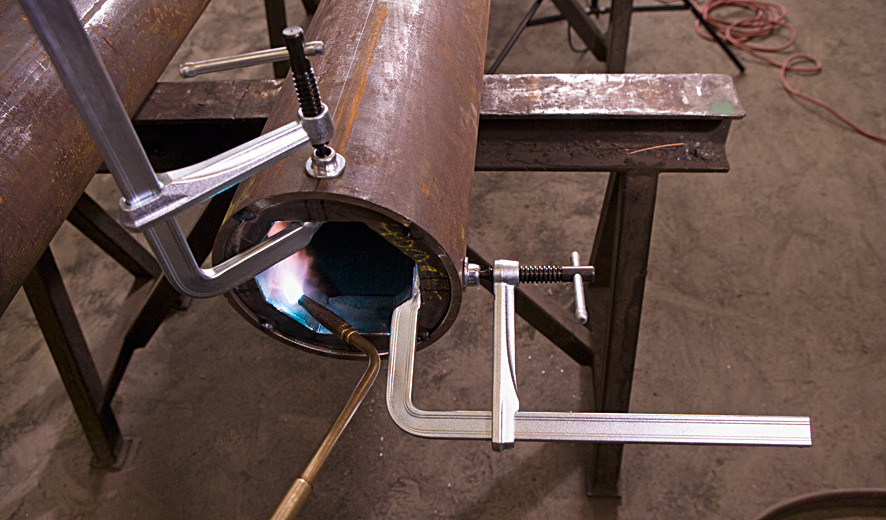 GZ25K Струбцина цельнометаллическая 250/120, усилие: 6 кН, с Т-образной рукояткой