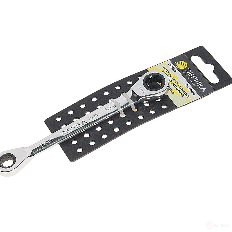 8x10mm ER-70810H ratchet wrench (on the holder) EUREKA 1/25