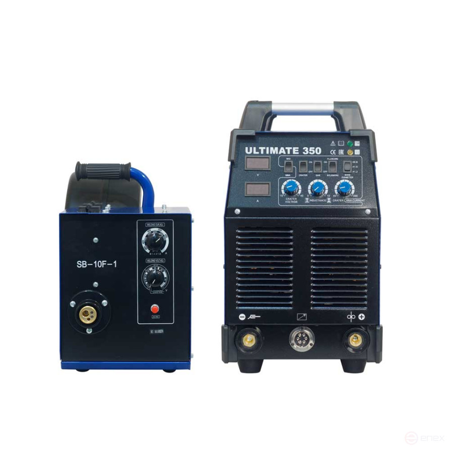 AuroraPRO ULTIMATE 350 inverter semi-automatic welding machine with closed feed mechanism (MIG/MAG+MMA)