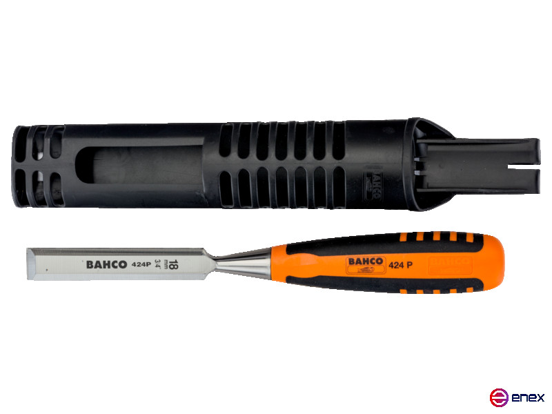 Стамеска с прорезиненной ручкой 4 мм