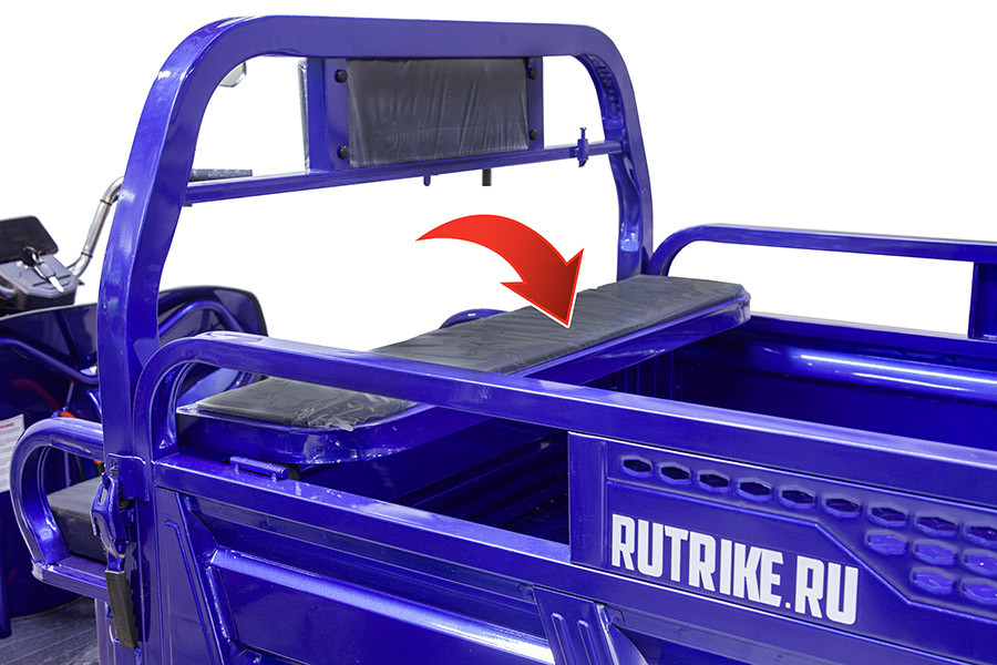 Грузовой электротрицикл Rutrike D4 1800 60V1200W, зеленый