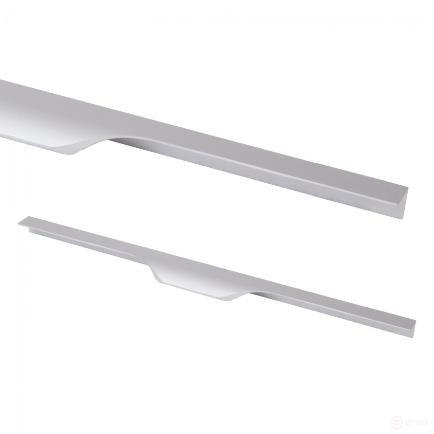 Ручка меб. накладная алюм. LINEA 320/397 алюминий, AKS