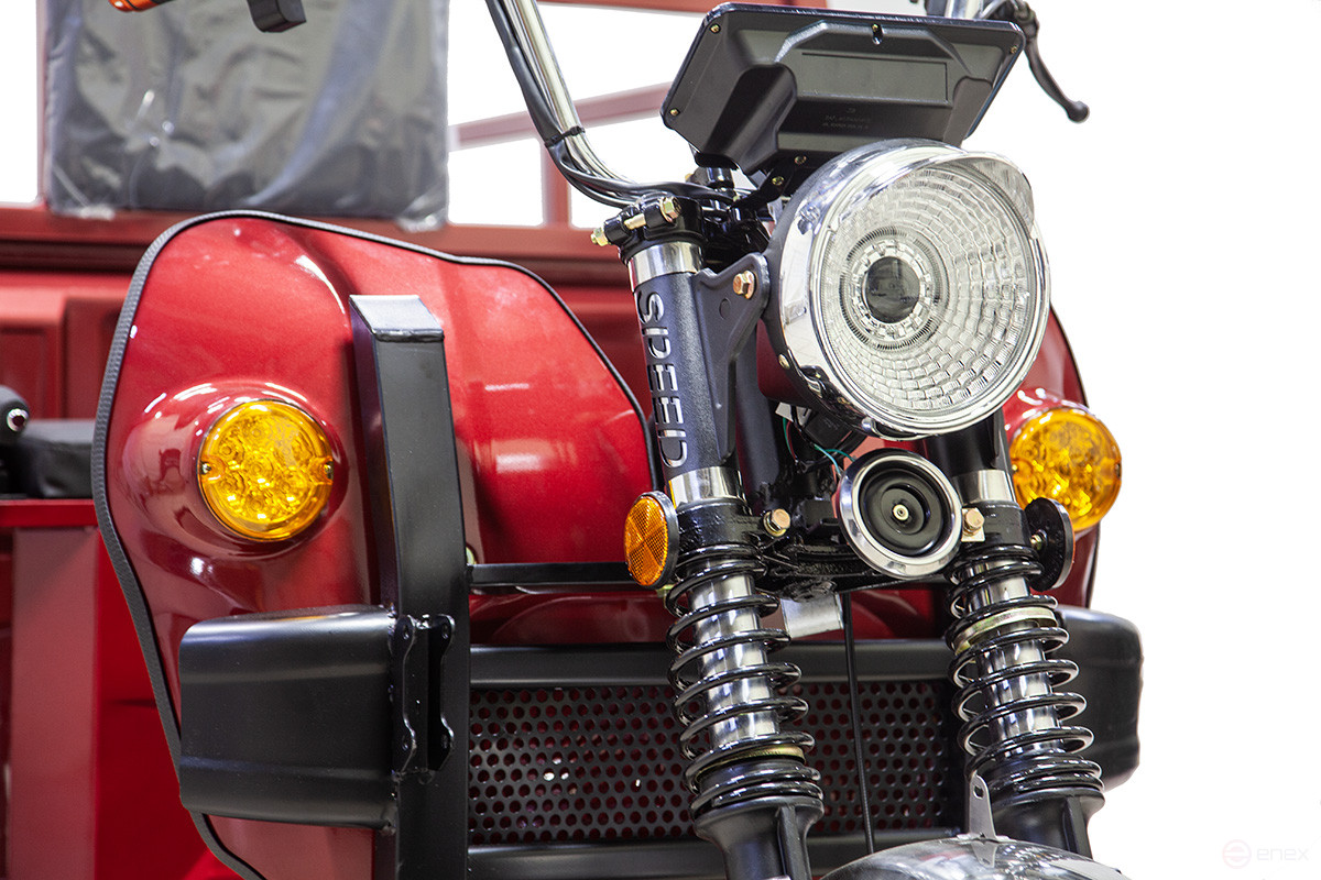 Грузовой электротрицикл Rutrike D4 1800 60V1500W, зеленый