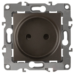 Розетка ЭРА Серия 12 12-2105-13 2P 16A-250В IP20 бронза