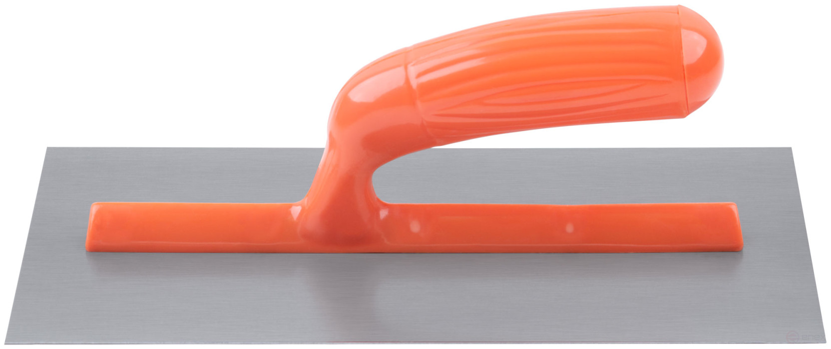 Steel ironer with plastic handle, 280x130 mm, flat