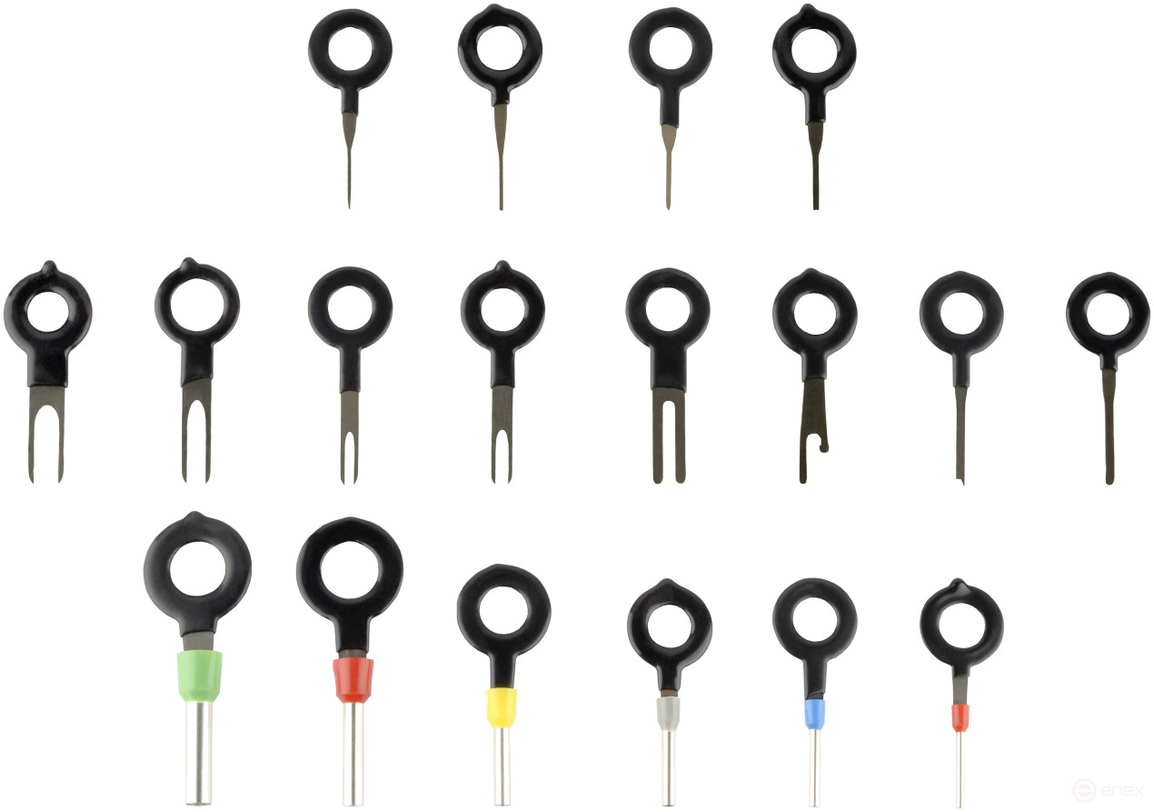 Pinout kit for connectors and contacts 18 pieces BERIL