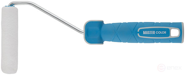 Roller, core 15 mm, polyester fillet, pile 6 mm, 2K handle 27 cm, 100 mm