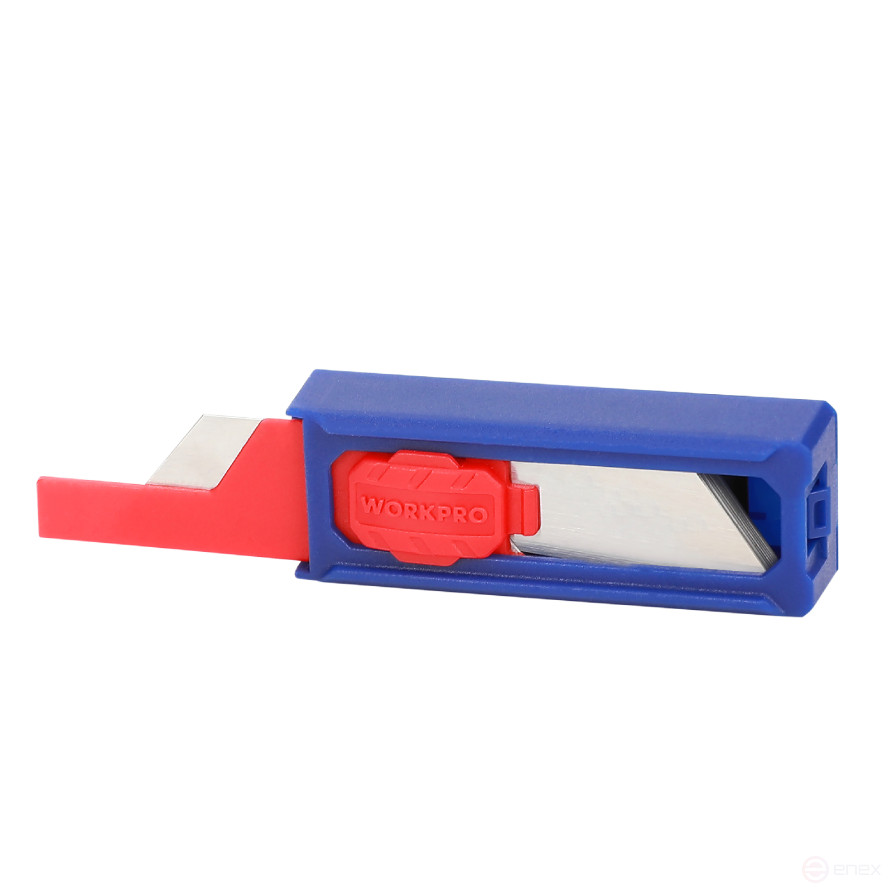 SK5 10 pcs Standard Blades for Universal Knife in a professional case WP213002 WORKPRO