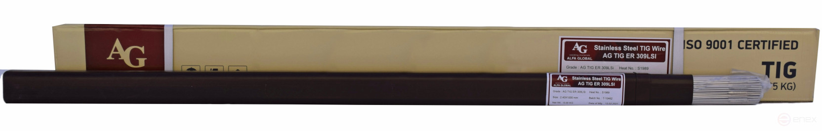 AG Присадочный пруток AG TIG ER 309LSi d=3,2x1000 туба-5 кг, A-2-309LSI-32-1000