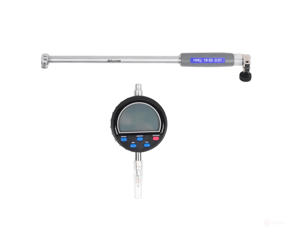 Nutrometer indicator digital NIC of increased accuracy 18-50 0.002 Micron with verification