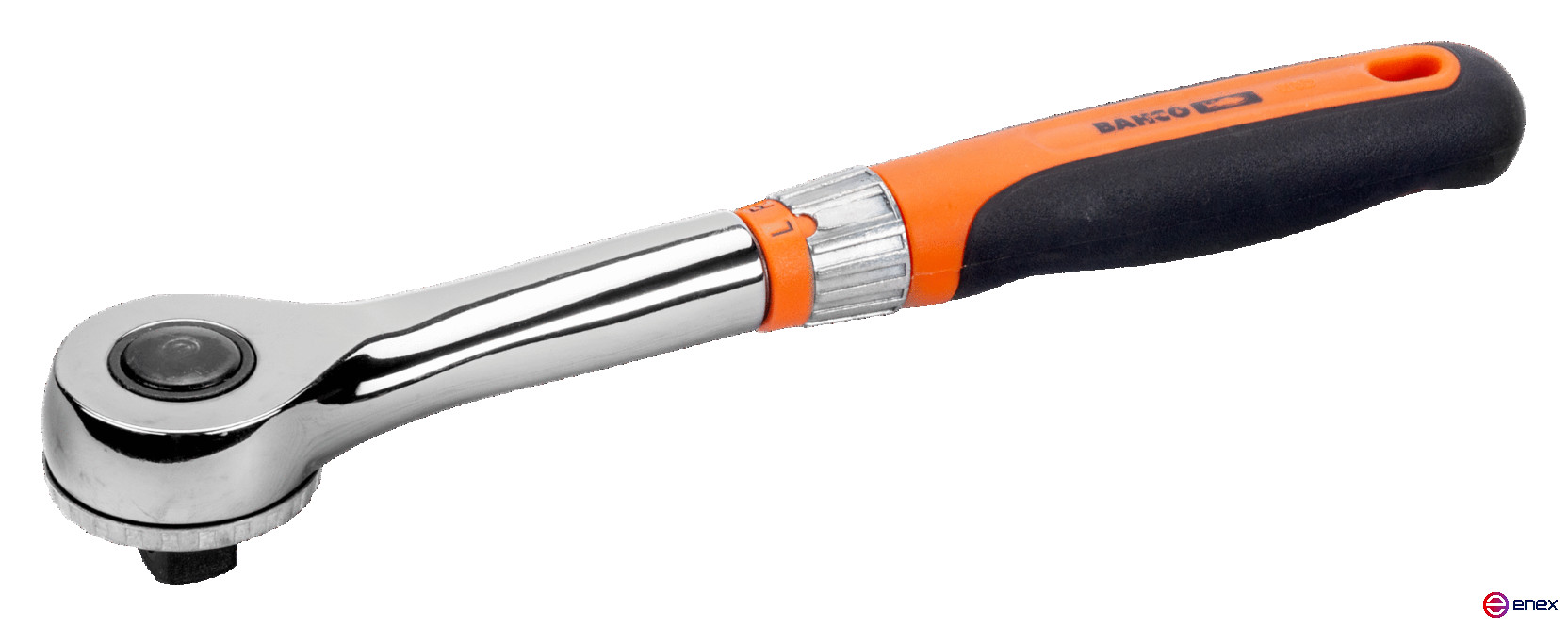 1/2" Реверсивная трещотка ERGO с 60 зубьями и углом действия 6°