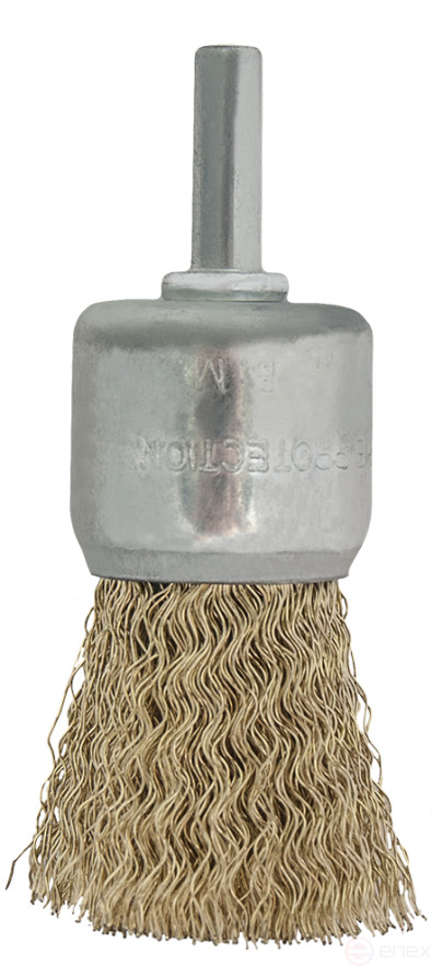 Кордщетка для дрели кистеобразная мягкая ПРАКТИКА 30 мм, хвост 6 мм (773-446)