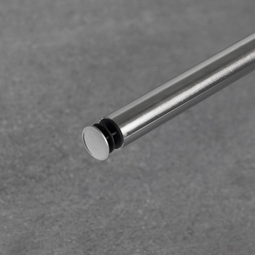 Заглушка трубы d16 (307А) полукруглая, хром AKS