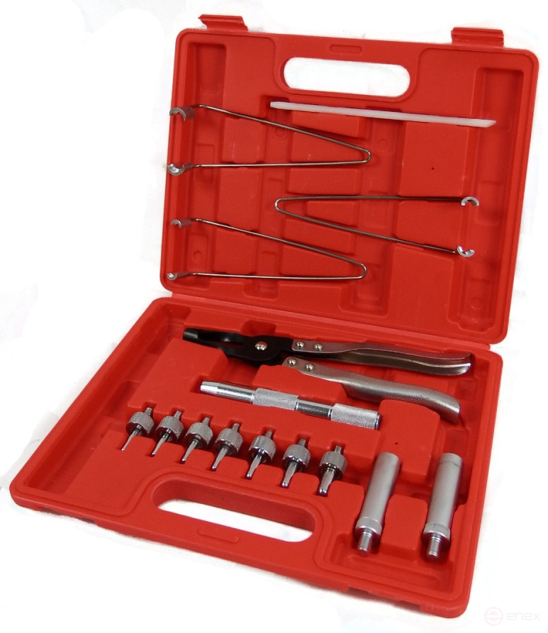 Pliers for removing and installing valve seals with holders TA-A1117 AE&T kit